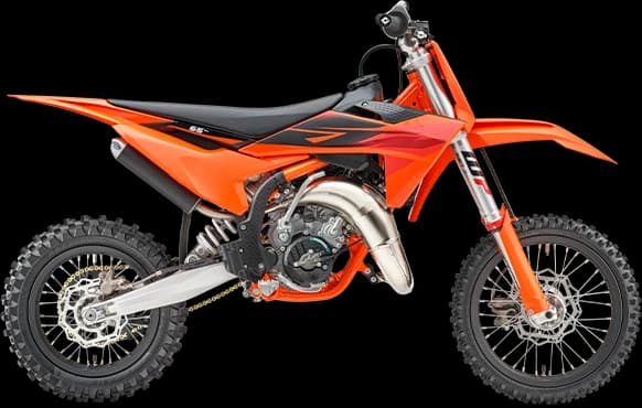 KTM 65-class youth motocross bike
